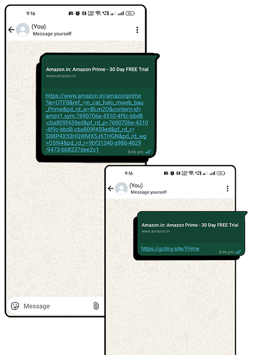Shorten URL